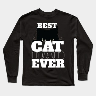 Best Cat Dad Long Sleeve T-Shirt